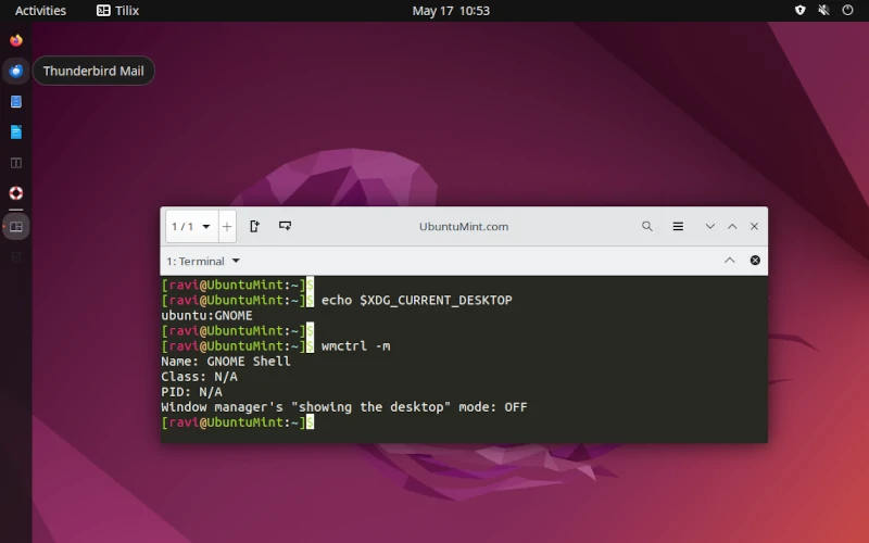 Find Ubuntu Window Manager and Desktop Environment