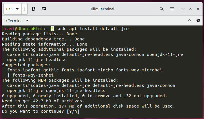 Install Java in Ubuntu