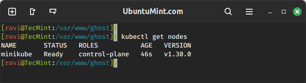 Verify Minikube on Ubuntu