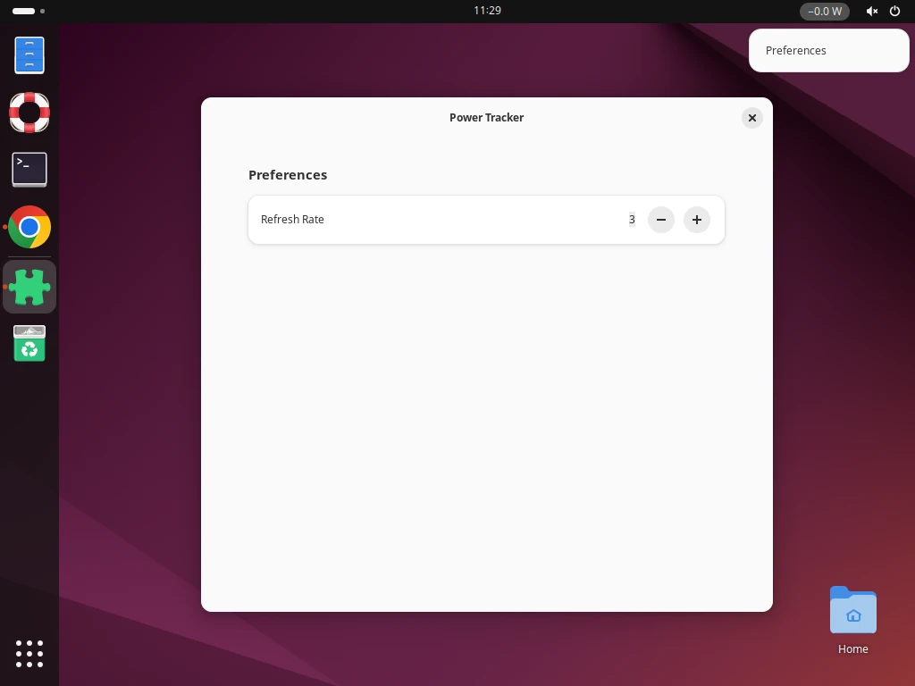 Running PowerTracker in Ubuntu